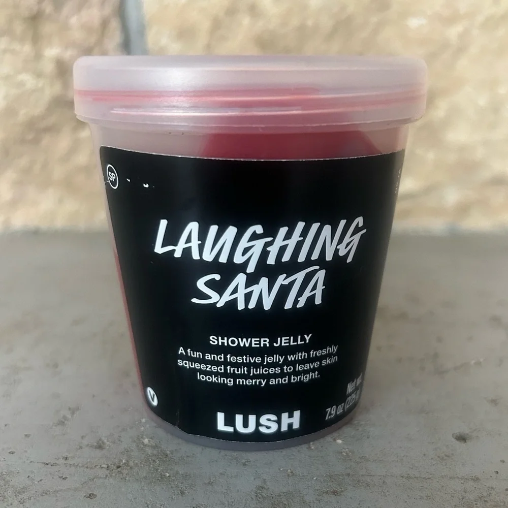 NEW LUSH Laughing Santa Shower Jelly - 7.9 oz